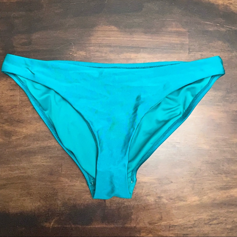 *MUST GO MAKE AN OFFER* Enfasis Swimware blue bikini bottom size 6